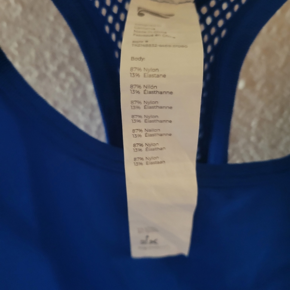 Blue work out top Fabletics - Picture 3 of 3